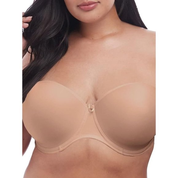 Elomi EL4300 Smooth Underwire Convertible Strapless Bra Sahara 34M NWT - Picture 2 of 8